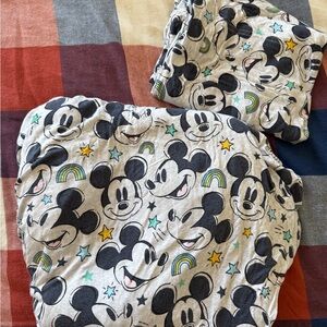 Little Sleepies Twin Sheet - Mickey Mouse Forever - Gray